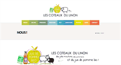 Desktop Screenshot of coteaux-du-linon.com